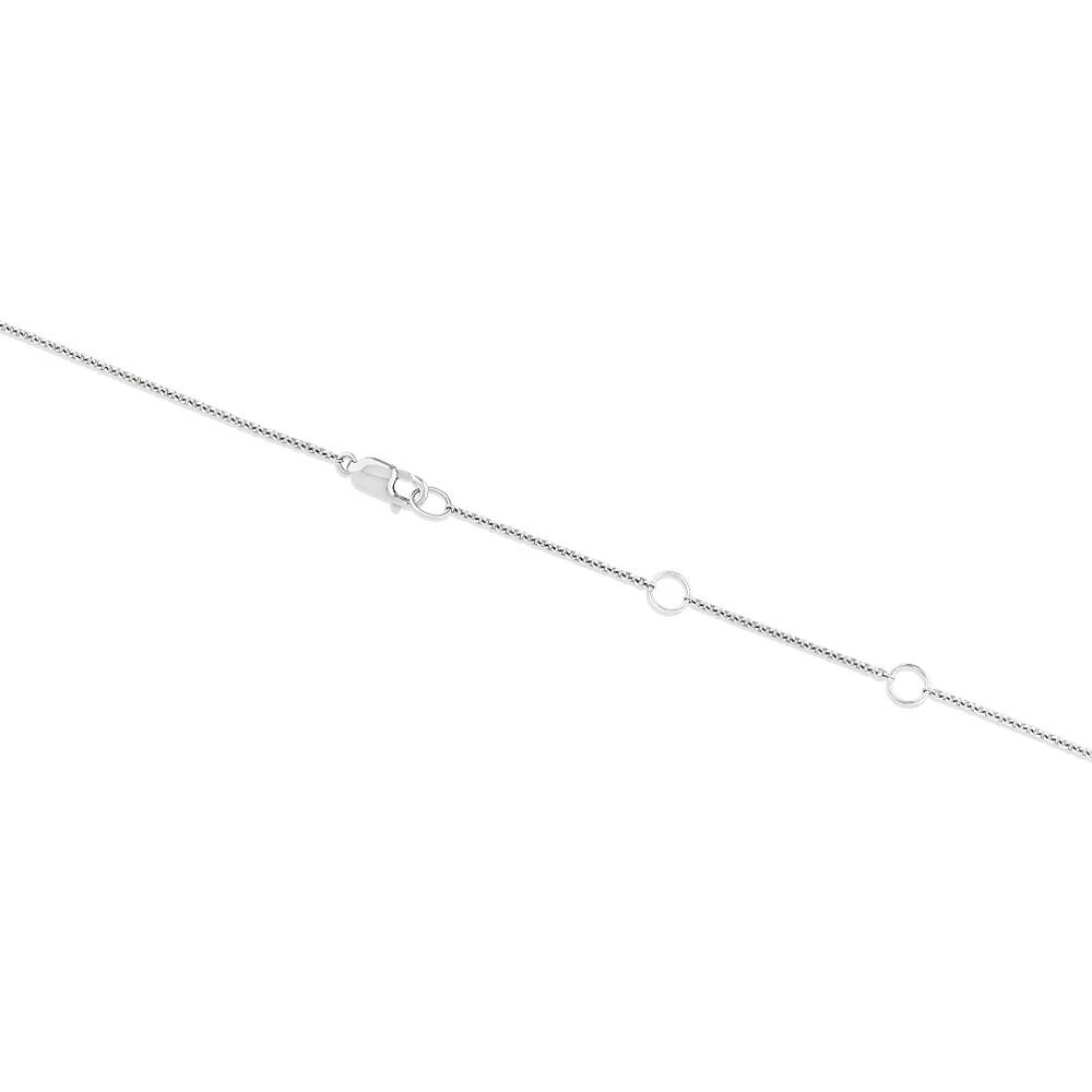 Collier espacé en argent sterling à diamants totalisant 10 ct