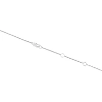 Collier espacé en argent sterling à diamants totalisant 10 ct