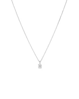 0.50 Carat TW Diamond Solitaire Pendant in 18kt Gold