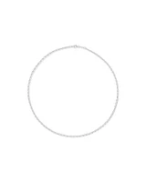 50cm (20") Chaîne Belcher de 3mm-3.5mm de large en argent sterling