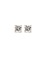 Carat TW Laboratory-Grown Diamond Solitaire Stud Earrings in 14kt Gold