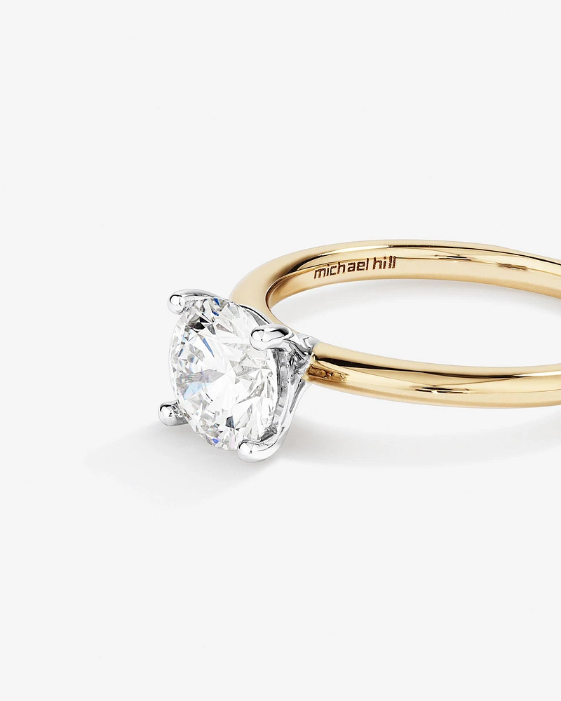 Carat Laboratory-Grown Diamond Ring in 14kt White Gold