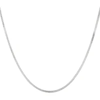 45cm (18”) 2mm-2.5mm Width Herringbone Chain in 10kt Yellow Gold