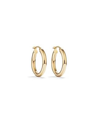 15mm Hoop Earrings in 10kt Yellow Gold