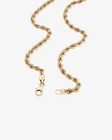 55cm (22") Rope Chain in 10kt Yellow Gold