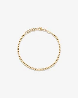 19cm (7.5") 2.5mm-3mm Width Bead Bracelet in 10kt Yellow Gold