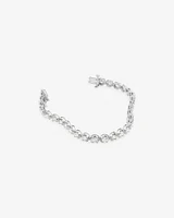 8.00 Carat TW Diamond Tennis Bracelet in 14kt White Gold