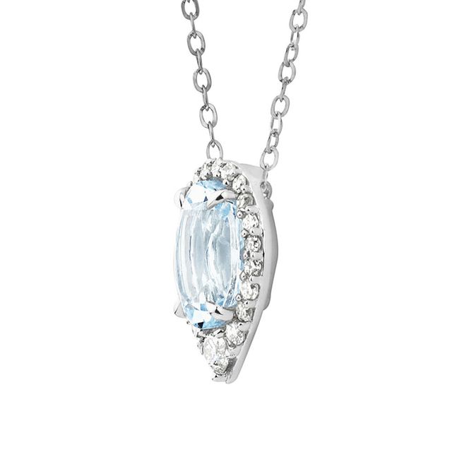 michael hill aquamarine necklace