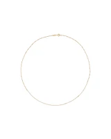 50cm (20") 0.66mm Width Box Chain in 10kt Yellow Gold