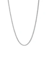 Cubic Zirconia Tennis Necklace in Sterling Silver