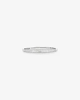 Hinged bangle with 2 Carat TW of Diamonds in 14kt White Gold