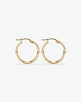 15mm Hoop Earrings in 10kt Yellow Gold