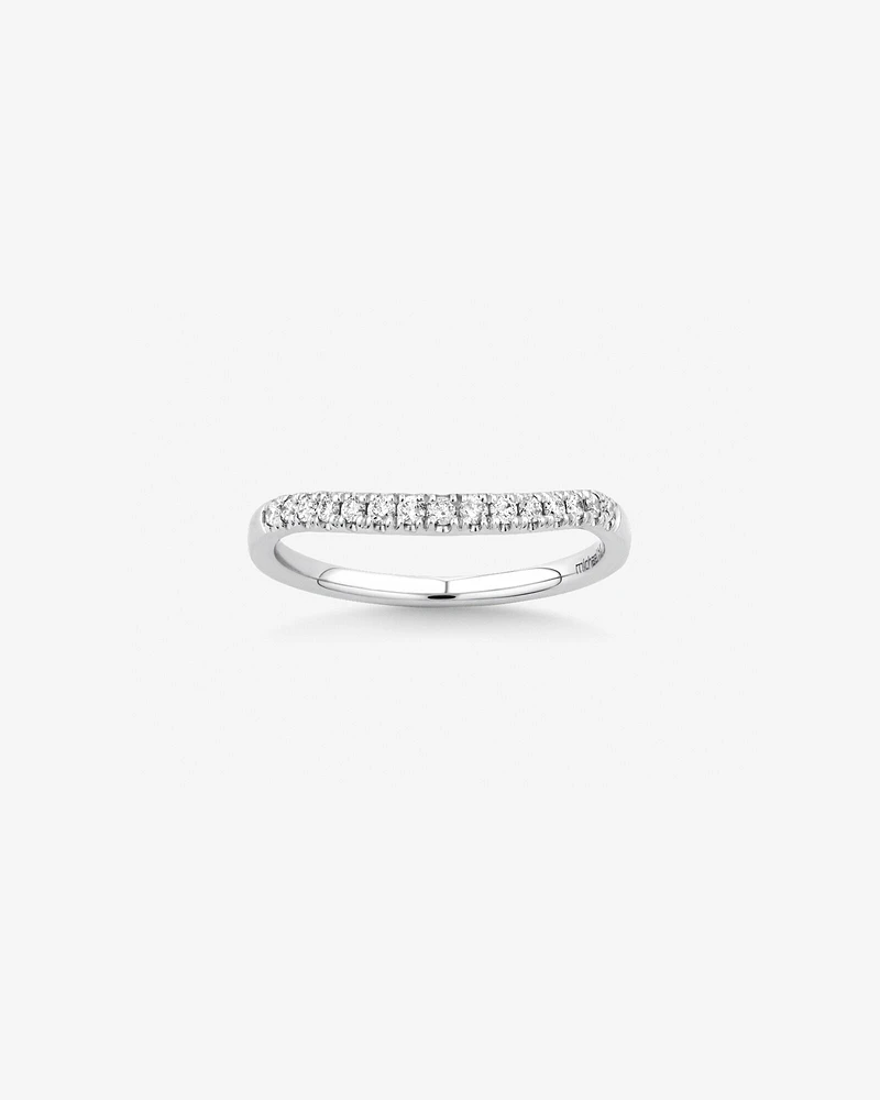 Bridal Set with 1 Carat TW of Diamonds in 14kt White Gold