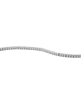 Cubic Zirconia Tennis Bracelet in Sterling Silver