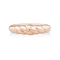 Narrow Croissant Ring in 10kt Yellow Gold