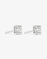1.50 Carat TW Flawless Diamond Solitaire Stud Earrings in 18kt White Gold