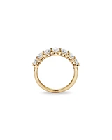 2.00 Carat TW Oval Laboratory-Grown Diamond Wedding Ring in 14kt White Gold