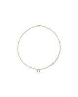 60cm (24") Round Paperclip Open Pendant Chain in 10kt Yellow Gold