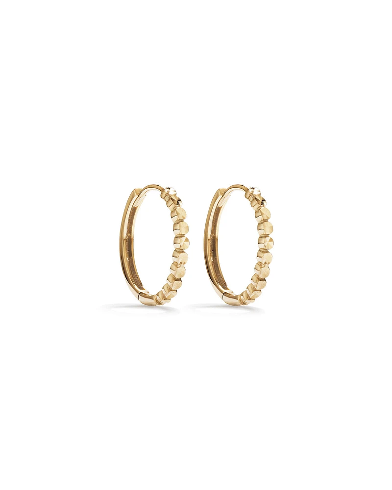 Huggie Earrings in 10kt Yellow Gold