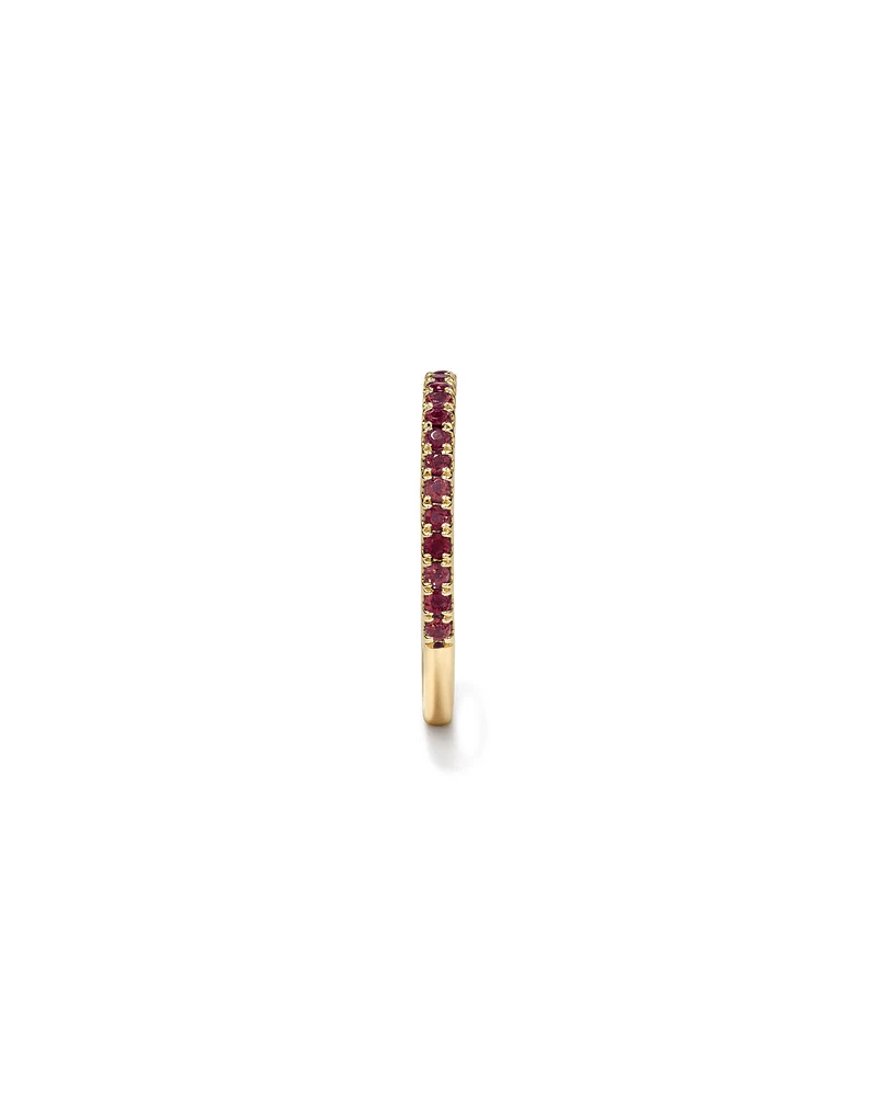 Ruby Stacker Ring in 10kt Yellow Gold