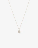 Carat TW Diamond Halo Everlight Pendant in 10kt Gold