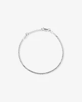 19cm (7.5") Serpentine Bracelet in Sterling Silver