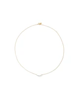 Collier avec 0,25 carat TW de diamants en or jaune 18 kt