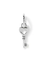 Bow Key Pendant in Sterling Silver