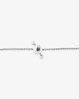 Knots Adjustable Bracelet in Sterling Silver