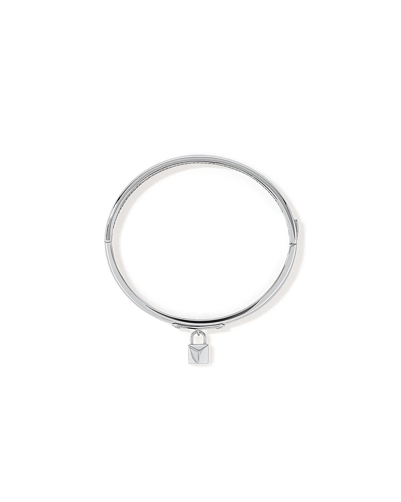 Signature Lock Bangle in Sterling Silver