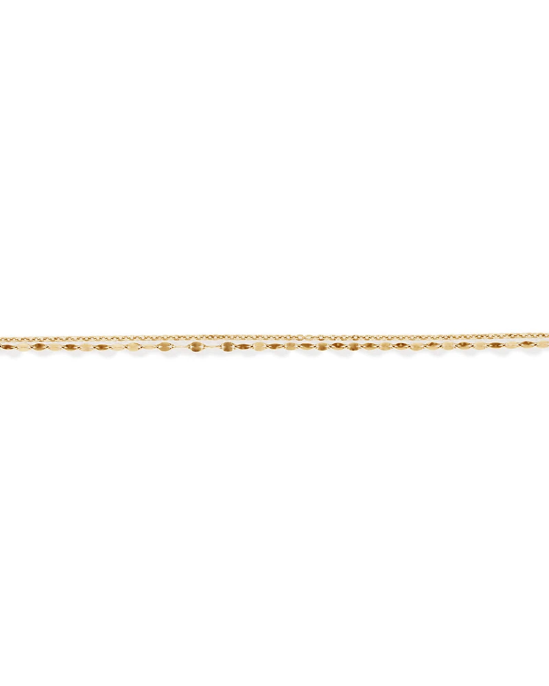 25cm Multistrand Bolo Bracelet in 10kt Yellow Gold