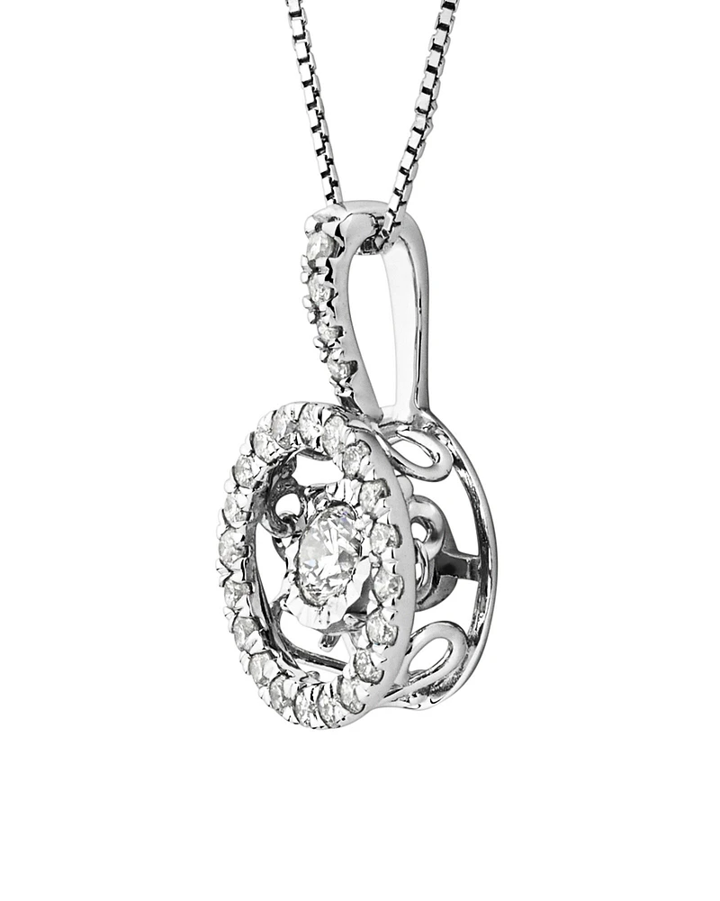 Everlight Pendant with 0.33 Carat TW of Diamonds in 10kt Gold