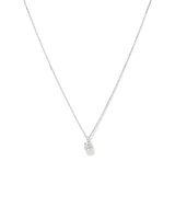 0.50 Carat TW Flawless Diamond Solitaire Pendant in 18kt White Gold