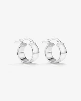 10mm Hoop Earrings in Sterling Silver