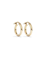 10mm Hoop Earrings in 10kt Rose Gold