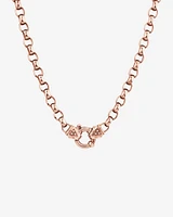 50cm (20") Diamond Belcher Chain with Diamonds in 10kt Yellow Gold