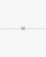 Cubic Zirconia Butterfly Bracelet in Sterling Silver