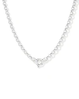 45cm (18") 6.5mm-7mm Width Belcher Chain in Sterling Silver