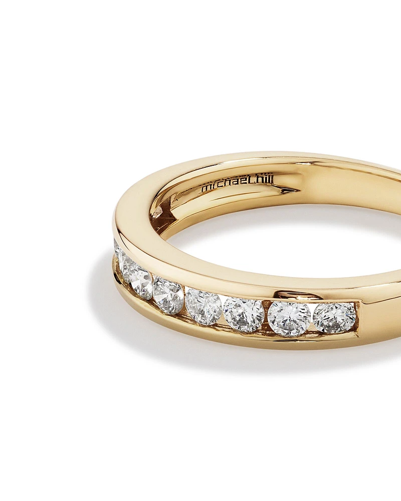 Wedding Ring with 0.50 Carat TW of Diamonds in 18kt Yellow Gold