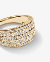 0.70 Carat TW Infinite Diamonds Ring in 10kt Yellow Gold