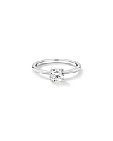 0.70 Carat TW Round Brilliant Canadian Diamond Solitaire in 18kt White Gold