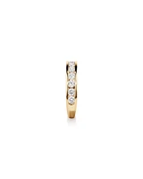 1.00 Carat TW Channel Set Round Brilliant Laboratory-Grown Diamond Wedding Ring in 14kt Yellow Gold