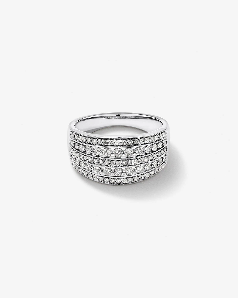 0.70 Carat TW Infinite Diamonds Ring in 10kt White Gold