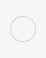 55cm (22") 5.75mm Width Figaro Chain Necklace in Sterling Silver