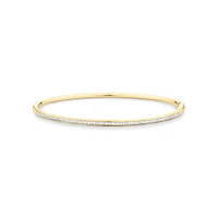 Bangle with 0.25 Carat TW of Diamonds in 10kt Yellow Gold