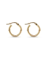 10mm Hoop Earrings in 10kt Rose Gold