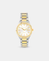 Women's Two-Tone Watch with 0.40 Carat TW of Diamonds in Gold Tone Stainless Steel