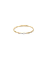 0.25 Carat TW Diamond Flex Bangle in 10kt Yellow Gold