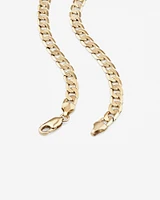 55cm (22") 6mm-6.5mm Width Curb Chain in 10kt Yellow Gold