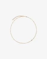 1.6mm Wide Paperclip 3 and 1 Chain in 10kt Yellow Gold